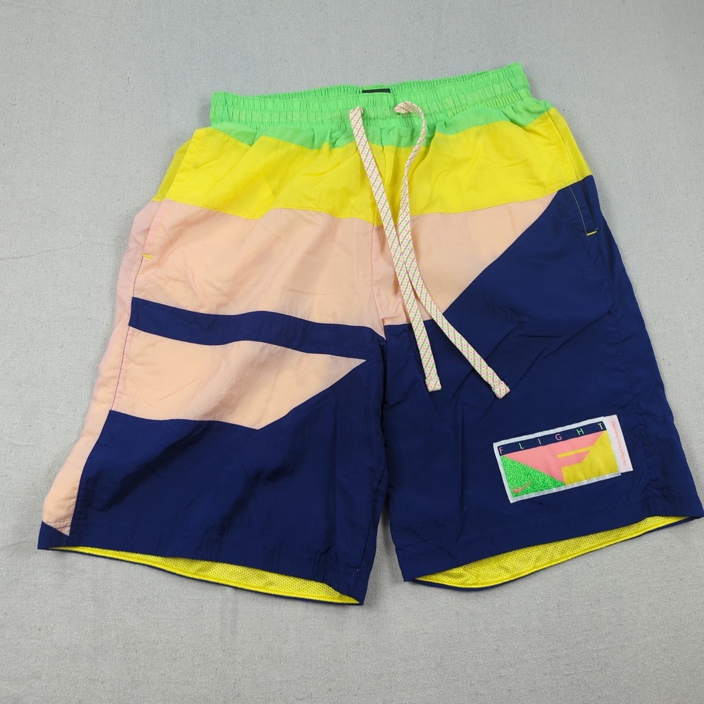 Nike Swim Shorts Mens Large Multicolor Flight Casual‎ Summer